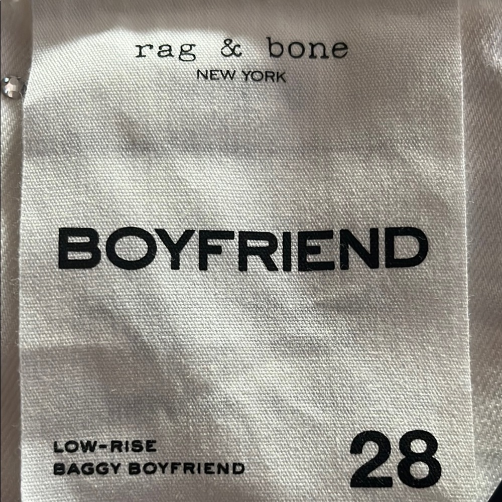 $295 OFFERS WELCOME Rag & Bone Boyfriend Jeans 28